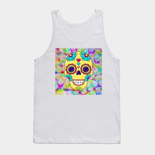 retro sugar skull Tank Top